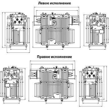 Фото чертежа ТМЗ 3200/6/0,4 Фото чертежа ТМЗ 3200/6/0,4